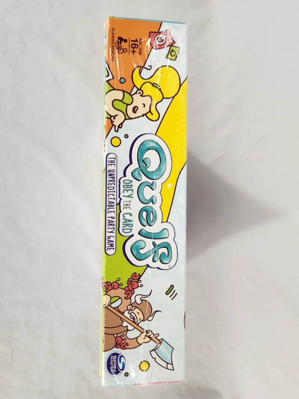 Quelf Board Game Obey The Card Unpredictable Party Game Fun for 16+ New Sealed